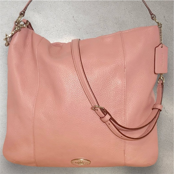 Coach Isabelle Hobo Shoulder Bag - Blush Pink - Picture 1 of 14